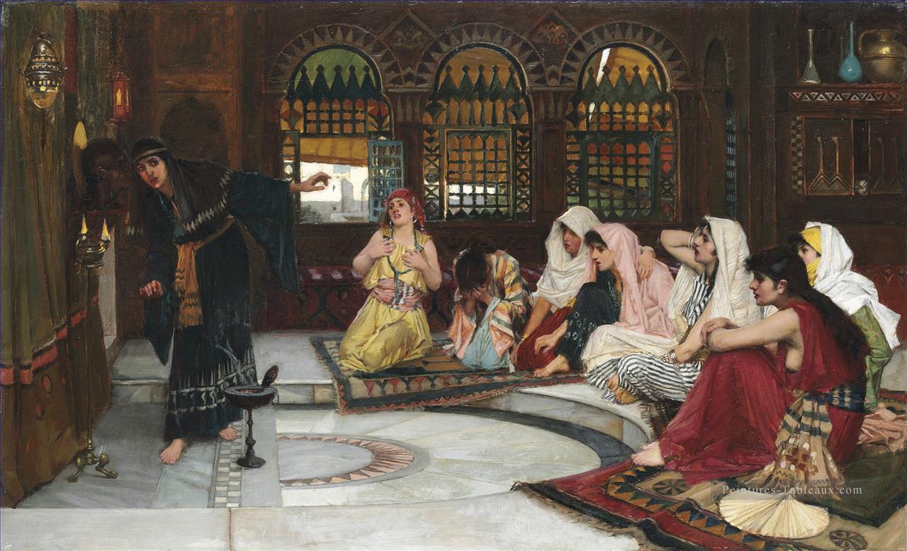 Consulter l’Oracle femme grecque John William Waterhouse Peintures à l'huile